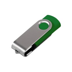 Флеш-память под логотип 8 Гб USB TWISTER 2.0, темно зеленый 